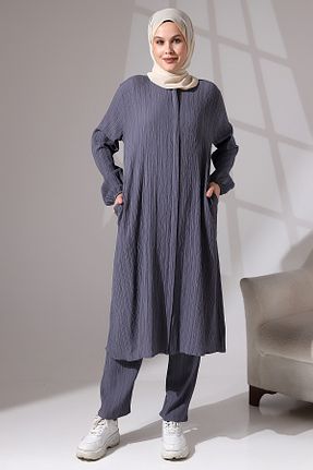 لباس حجاب طوسی زنانه رگولار ihvanonline - کد 814882225
