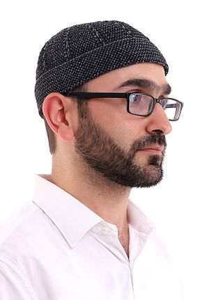 کلاه طوسی مردانه مخمل ihvanonline - کد 356481722