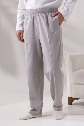 شلوار طوسی مردانه کتان ihvanonline - کد 776867261
