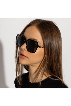عینک آفتابی مشکی زنانه 58 Versace - کد 782903490