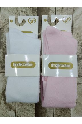 جوراب سفید بچه گانه پنبه ای fındık bebe - کد 77234317