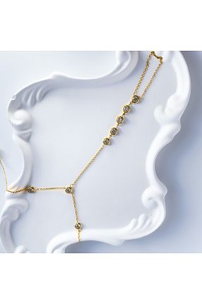 شاهمران جواهر طلائی زنانه روکش طلا luzzen - کد 850991111