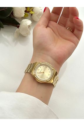 ساعت مچی طلائی زنانه 37 میلی متر Ferrucci - کد 857426933