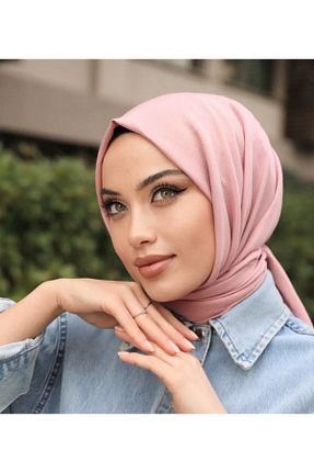 شال صورتی زنانه پنبه ای HAR-UM Ticaret - کد 310776252