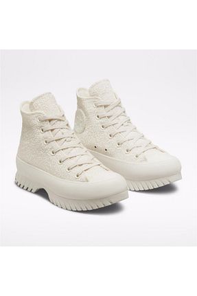 کفش اسنیکر بژ زنانه بند دار Converse - کد 647702008