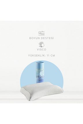 بالش سفید پلی استر Yatsan - کد 375242524