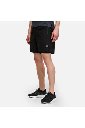 شلوارک و برمودا مشکی مردانه رگولار New Balance - کد 826357274