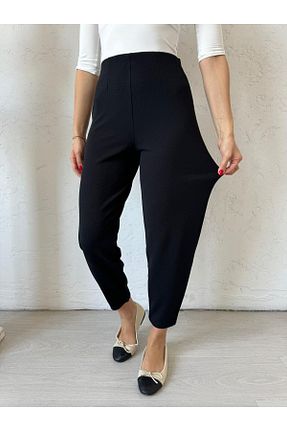 شلوار مشکی زنانه لیکرا Bade Butik - کد 782444490