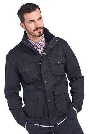 کاپشن سرمه ای مردانه بدون آستر Barbour - کد 38604392