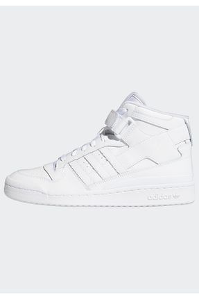 کفش بسکتبال سفید مردانه چرم مصنوعی adidas - کد 94627195