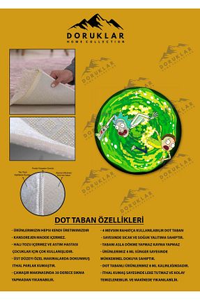 فرش بچه گانه رنگی پلی استر Doruklar Home Collection - کد 844168447