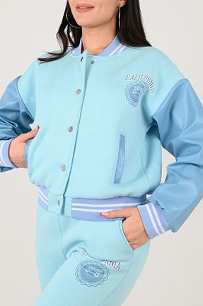 ست گرمکن آبی زنانه %100 پنبه ADROM - کد 794314391