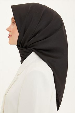 روسری مشکی پلی استر Armine - کد 436292445