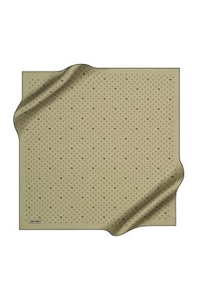 روسری طلائی پلی استر Pierre Cardin - کد 738844520