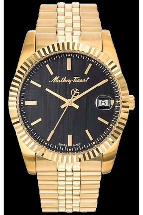 ساعت مچی طلائی مردانه 36-40 میلی متر Mathey-Tissot - کد 855529121