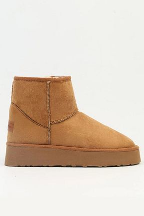 بوت / نیم بوت قهوه ای زنانه چرم مصنوعی Pierre Cardin - کد 857477192
