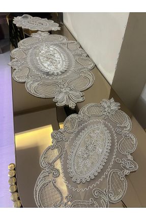 رومیزی قهوه ای مخمل Tekstilsa - کد 370405411