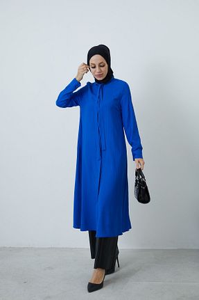 تونیک حجاب سرمه ای زنانه ویسکون Genel Markalar - کد 684443855