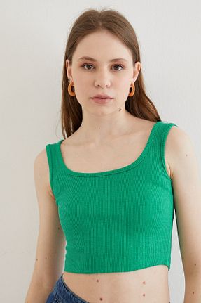 بلوز سبز زنانه چینی Genel Markalar - کد 720848896