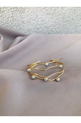 دستبند مروارید طلائی مروارید آب شیرین MiracleLivesGiftShop - کد 815569250