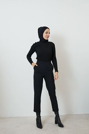 شلوار مشکی زنانه پارچه Genel Markalar - کد 704193068