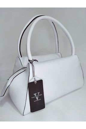 کیف دستی سفید زنانه سایز متوسط valentina victoria - کد 857524977