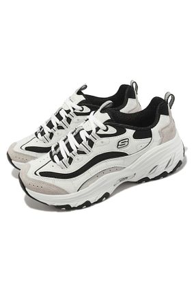 کفش اسنیکر سفید زنانه بند دار Skechers - کد 857547965