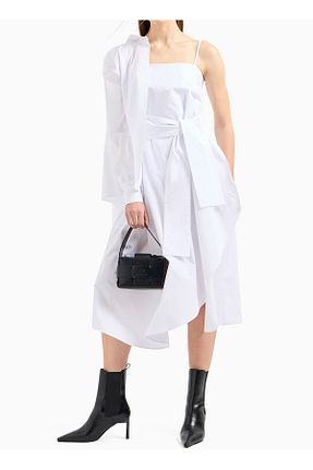 لباس سفید زنانه بافتنی Armani Exchange - کد 857569345