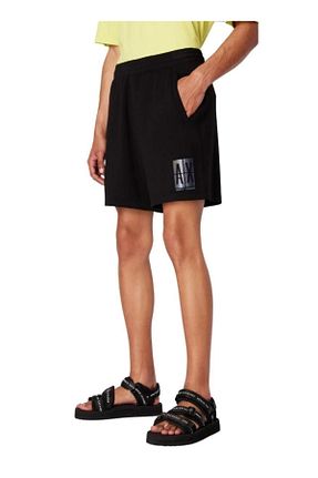شلوارک و برمودا مشکی مردانه پارچه Armani Exchange - کد 857580863
