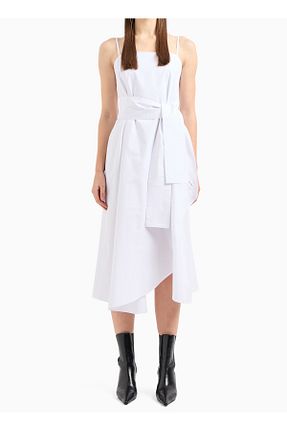 لباس سفید زنانه بافتنی Armani Exchange - کد 857569345