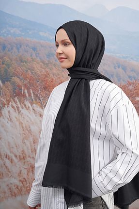 شال مشکی زنانه پلی استر ARMANDA - کد 848812069