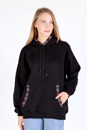 سوئیشرت مشکی زنانه ساده Rays - کد 857562541