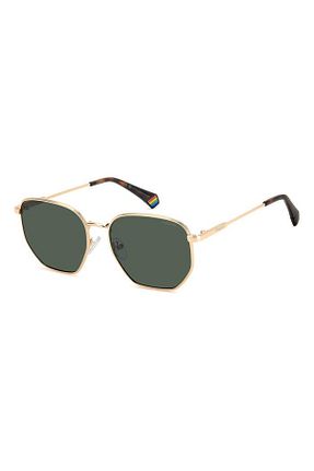 عینک آفتابی طلائی زنانه پلاریزه Polaroid - کد 857630102