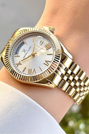ساعت مچی زرد زنانه 31-35 میلی متر Daniel Klein - کد 857618620