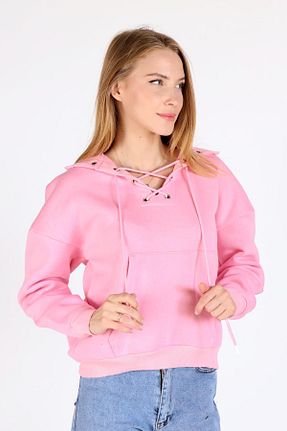 سوئیشرت صورتی زنانه ساده Rays - کد 857580282