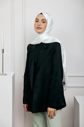 شال سفید زنانه شیفون Şehr i sultan - کد 857577088