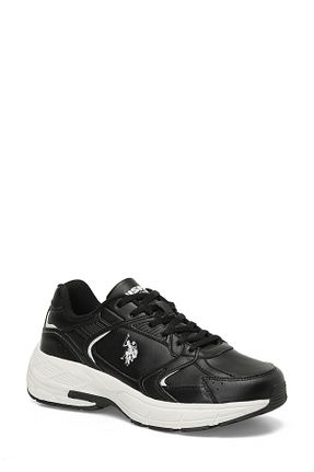 کفش اسنیکر مشکی زنانه بند دار U.S. Polo Assn. - کد 857596504