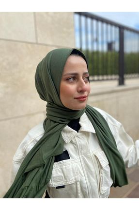 شال خاکی زنانه ویسکون Hürremist - کد 136151970