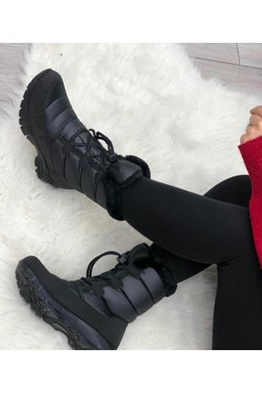 بوت برفی مشکی زنانه پارچه ای CARLA BELLA - کد 66221830