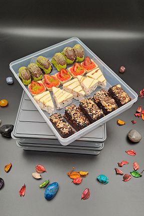 ظرف نگهداری طوسی پلاستیک SWENCRAFT - کد 758672792