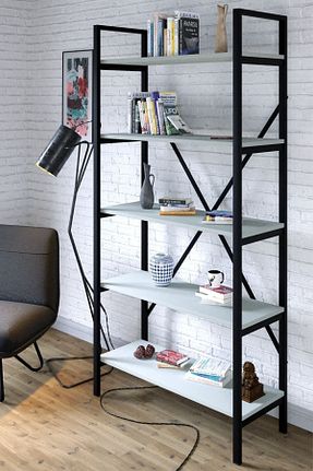 قفسه کتاب سفید 180 سانتی متر Ceramical - کد 100103617