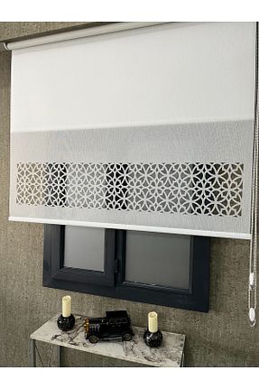 پرده کشوئی سفید کلاسیک Stor VOLPER MEKANİK - کد 105940241
