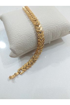 دستبند جواهر طلائی زنانه روکش طلا ZAVİRA - کد 739345002