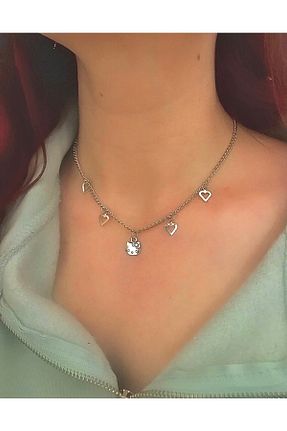 گردنبند جواهر زنانه روکش نقره bohemian takı tasarim - کد 685296271