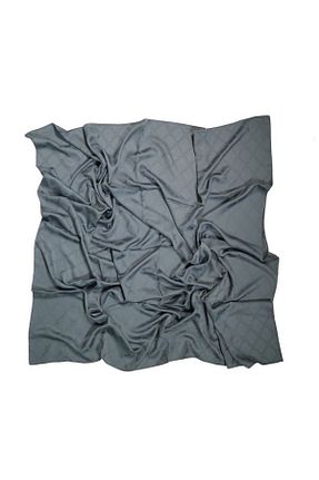 روسری طوسی پلی استر LOSYANA - کد 857810108
