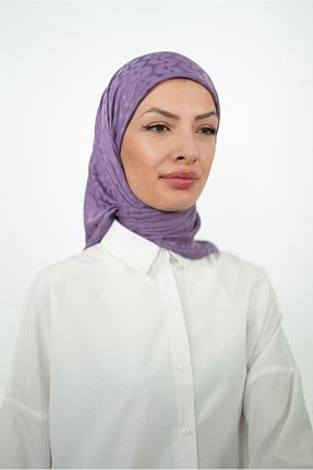روسری بنفش پلی استر LOSYANA - کد 857810106