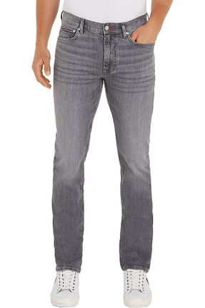 شلوار جین طوسی مردانه پاچه ساده Tommy Hilfiger - کد 816722038