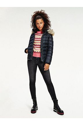 کاپشن مشکی زنانه رگولار Tommy Hilfiger - کد 51432761