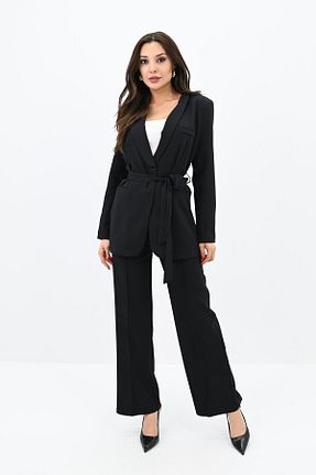 کت مشکی زنانه رگولار Koza Butik - کد 827870702