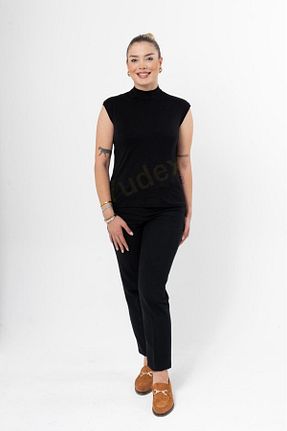 بادی مشکی زنانه یقه ماهیگیر YUDEX - کد 857887692